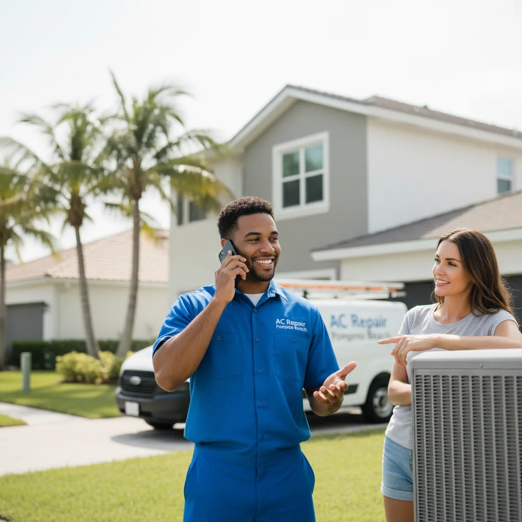 AC Repair Pompano Beach customer support in Tipton